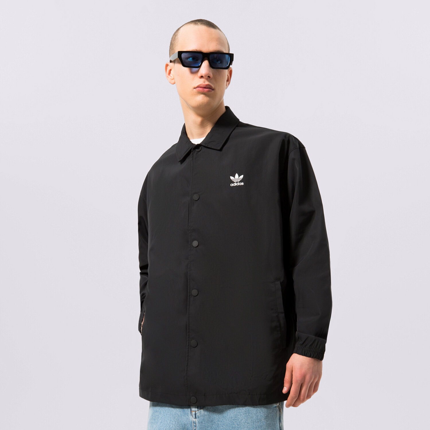Moška jakna za prehodni čas ADIDAS JAKNA COACH JACKET IA6371 črna