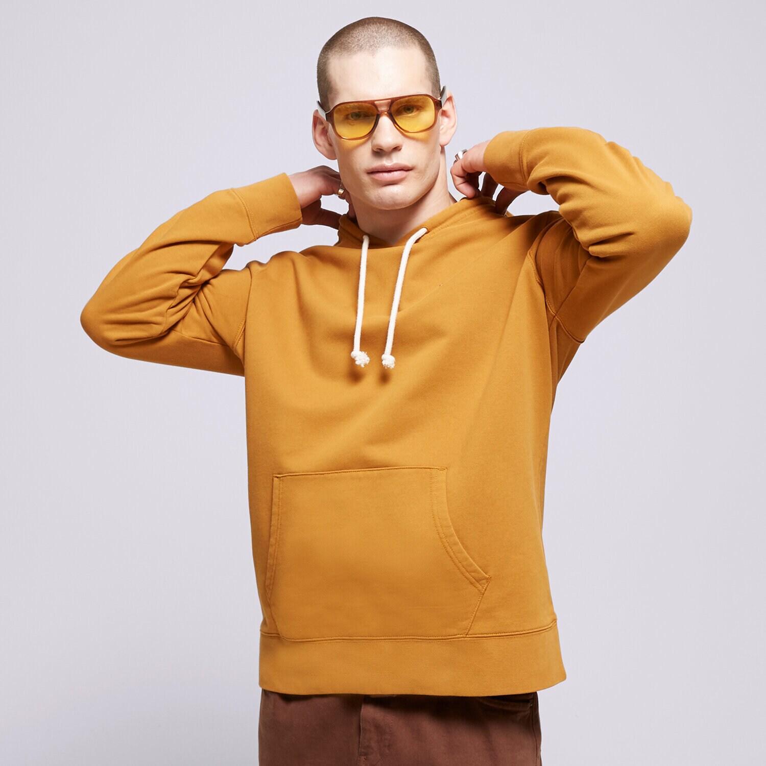 Moški pulover LEVI'S JOPICA S KAPUCO NEW ORIGINAL HOODIE 345810025 rjava