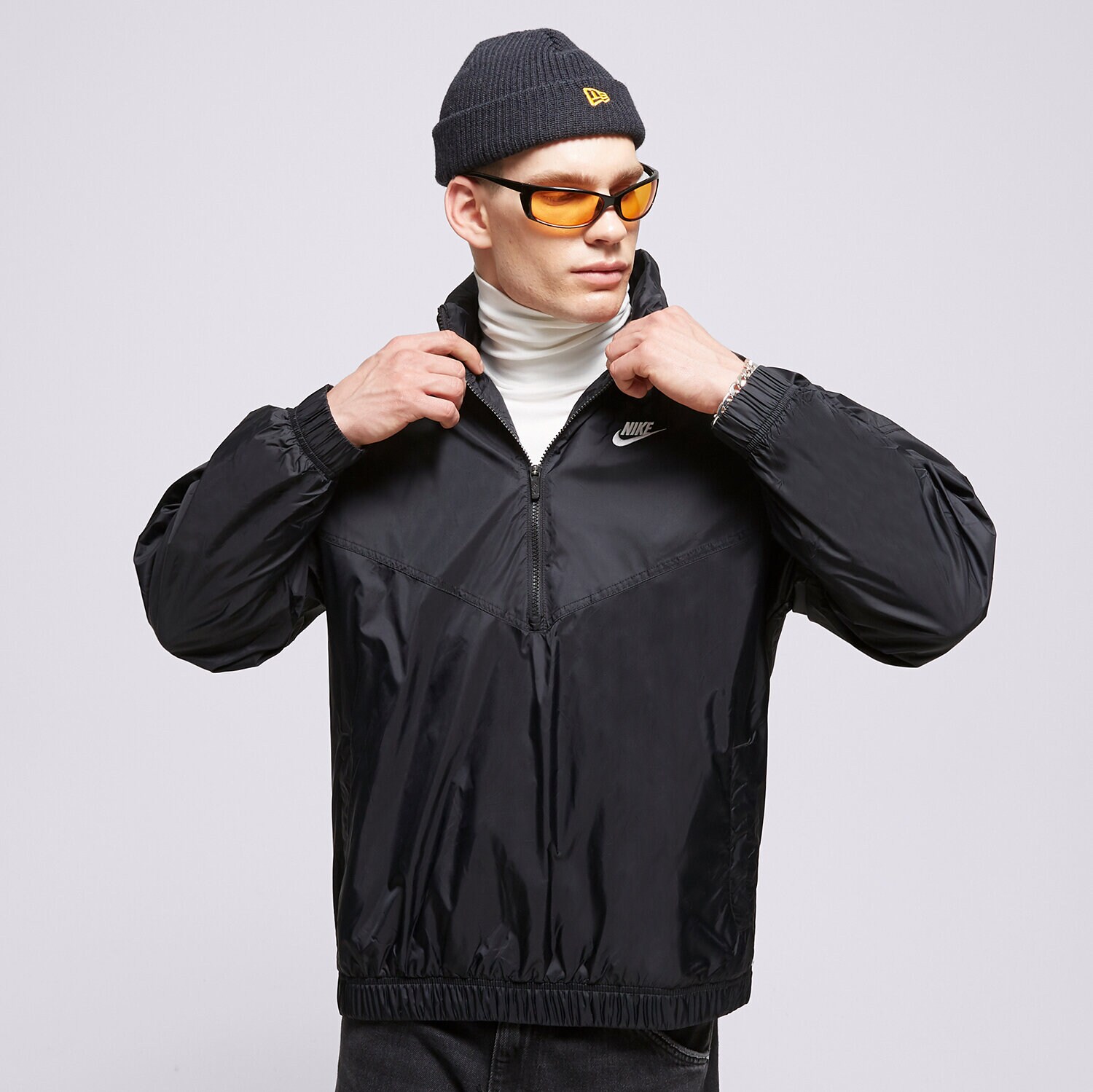 Moška jakna za prehodni čas NIKE JAKNA M NK WR ANORAK JKT DQ4910-010 črna