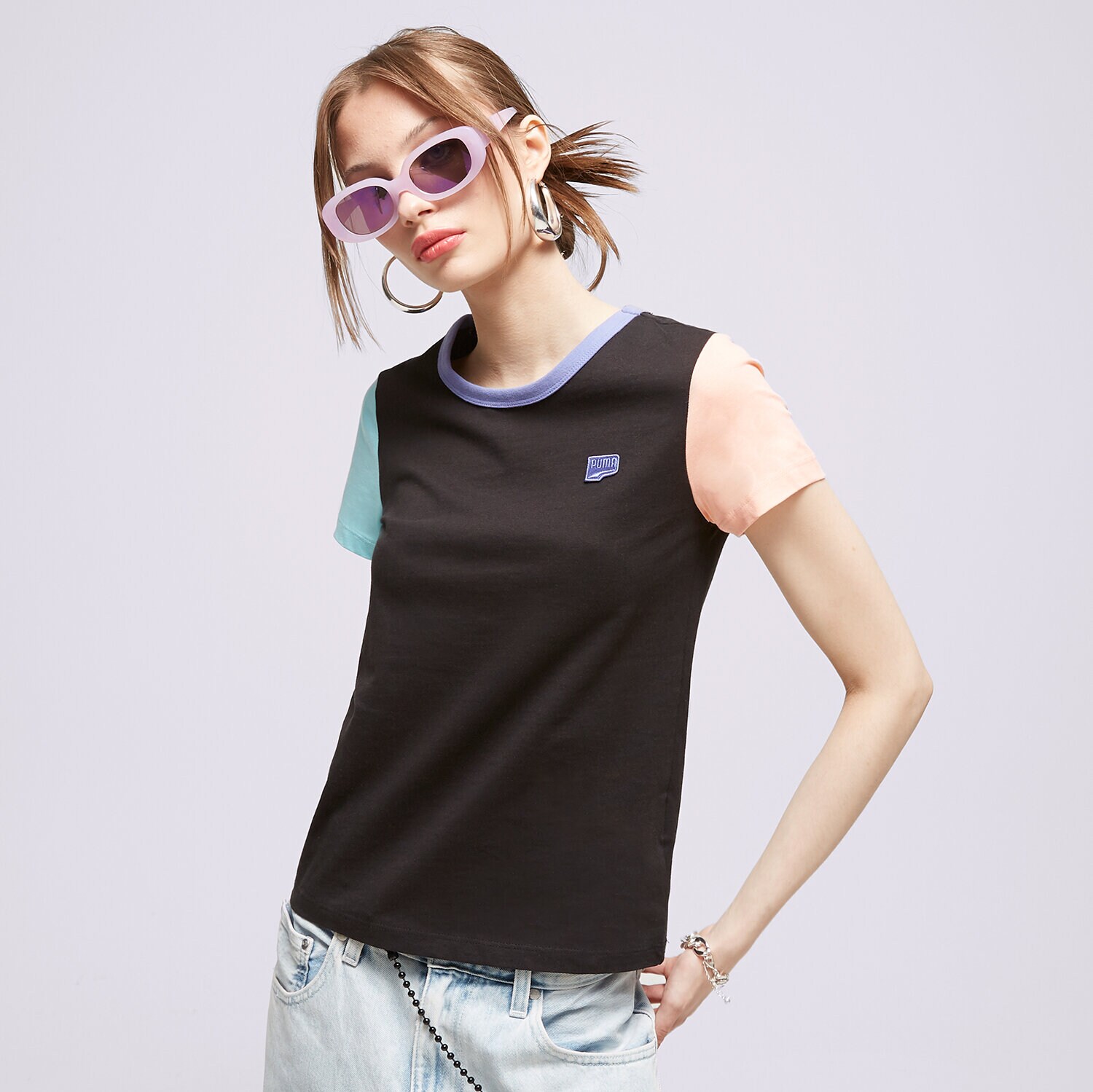 Ženska majica s kratkimi rokavi PUMA T-SHIRT 599657 599657 01 črna