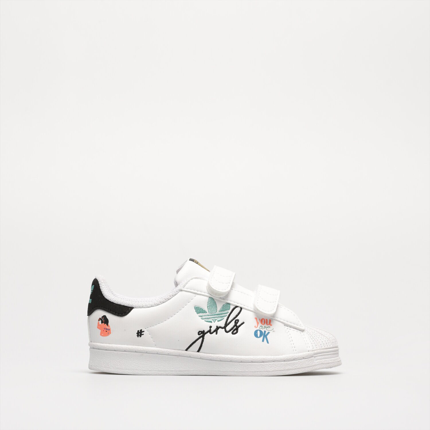 Otroški superge ADIDAS SUPERSTAR PU.CF I H00779 bela