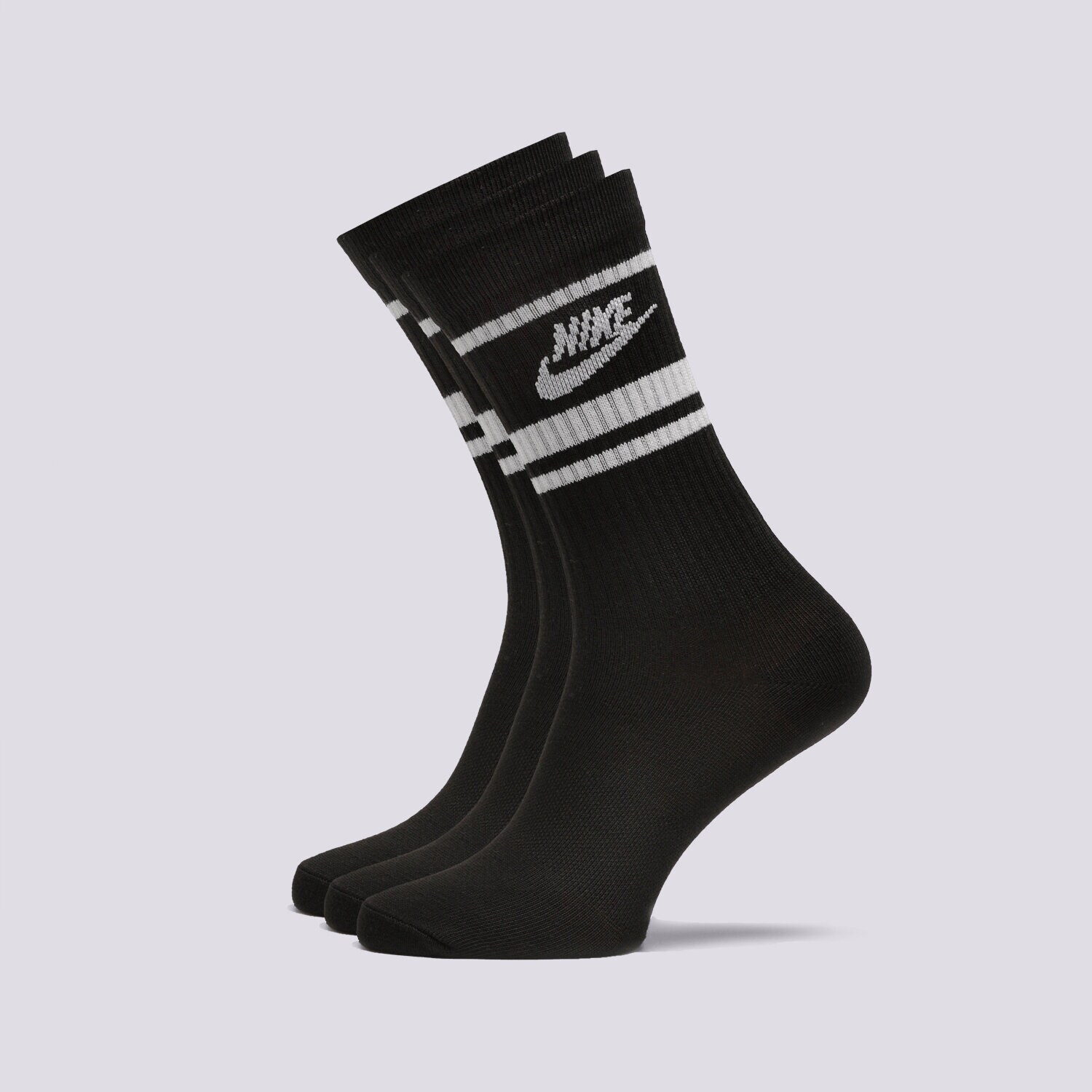 Ženske nogavice NIKE ESSENTIAL STRIPE SOCKS (3 PACKS)  DX5089-010 črna
