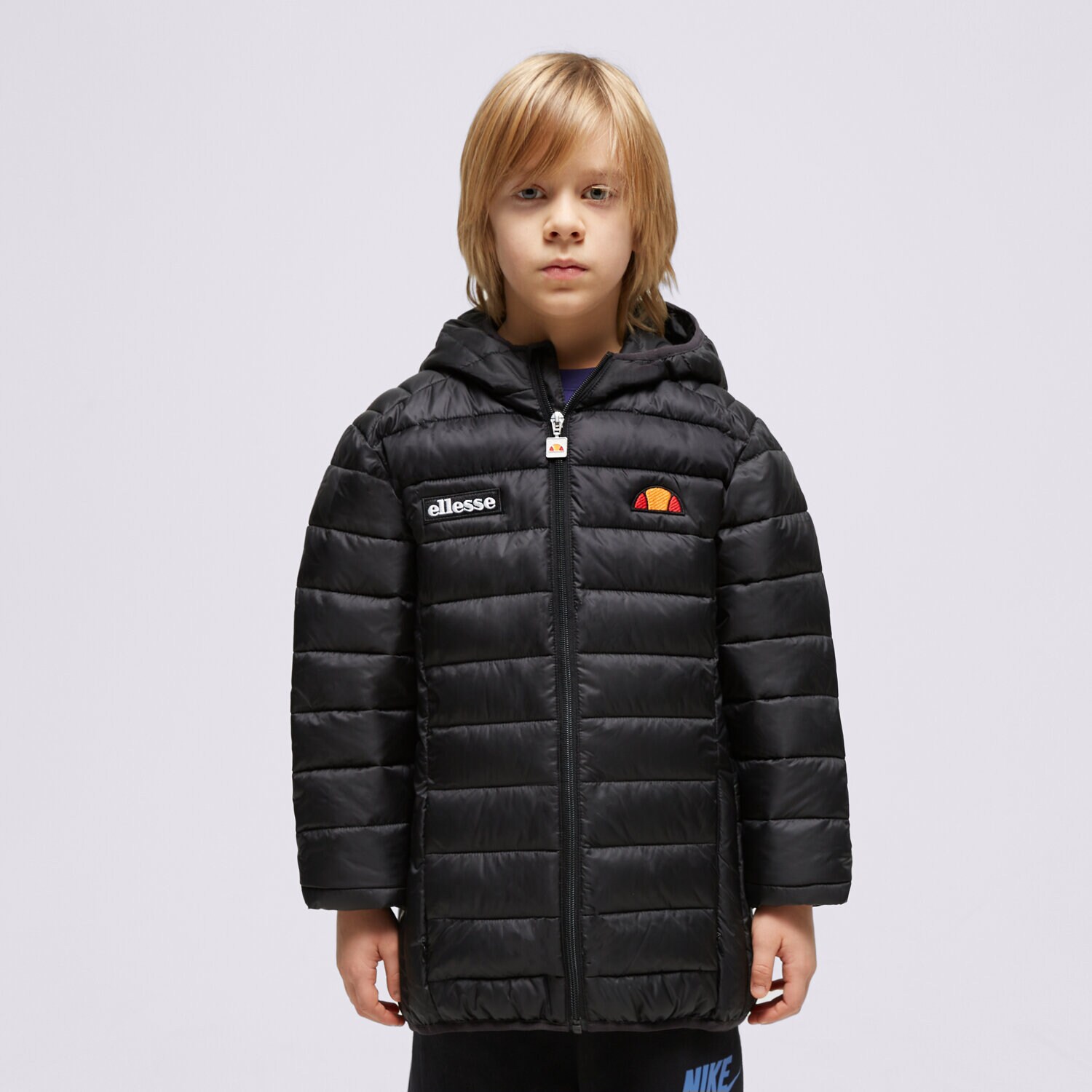 Otroški pulover ELLESSE JAKNA PUHASTA VALENTINA JNR BLK PADDED JACKET