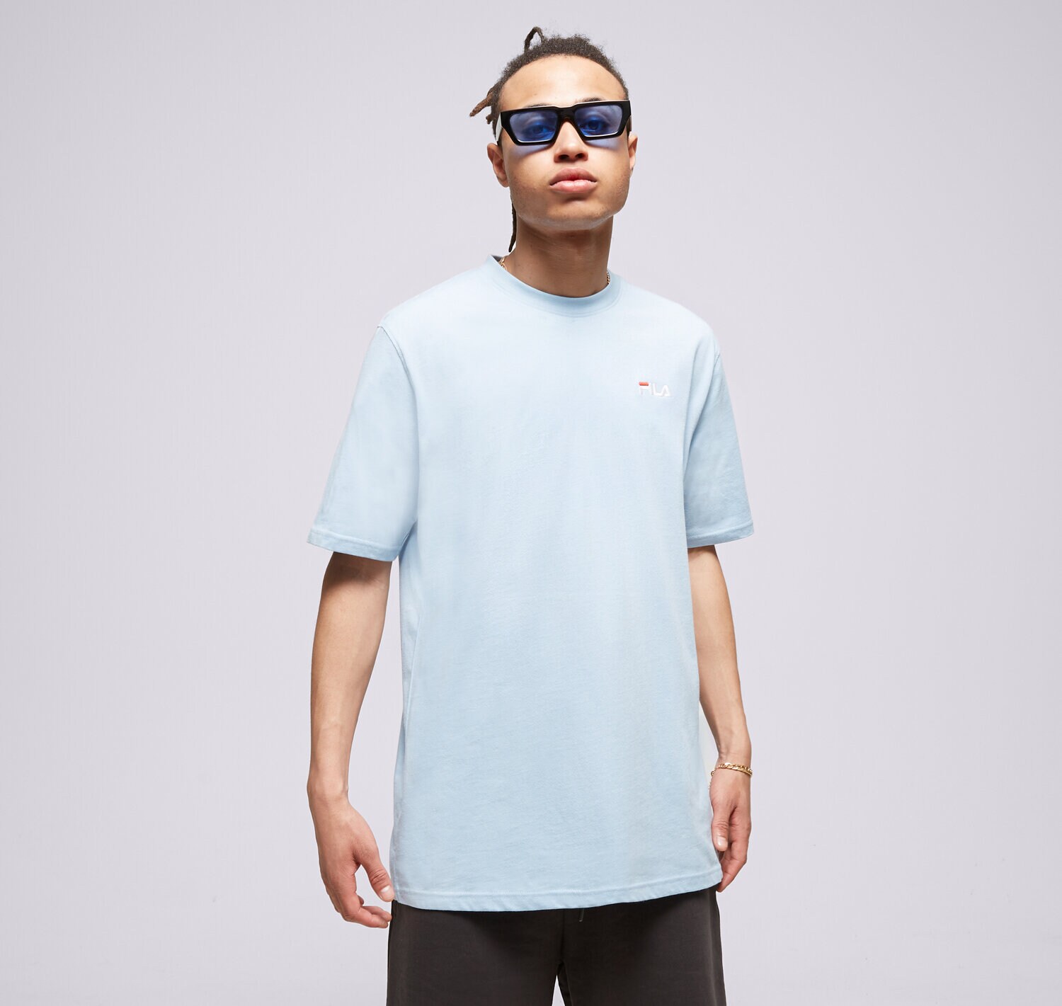 Moška majica s kratkimi rokavi FILA T-SHIRT DRINGO SS23SPM229509 modra