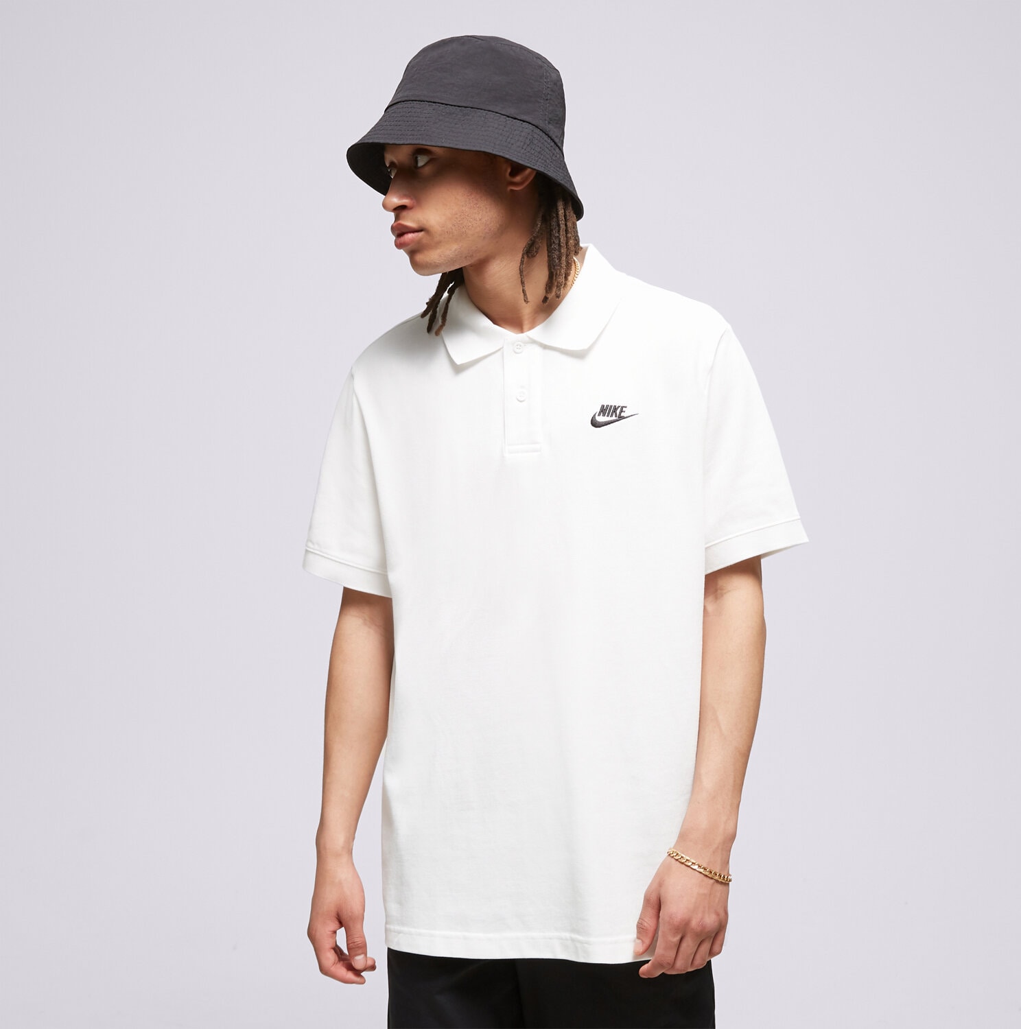 Moška majica s kratkimi rokavi NIKE POLO SPORTSWEAR CJ4456-100 bela