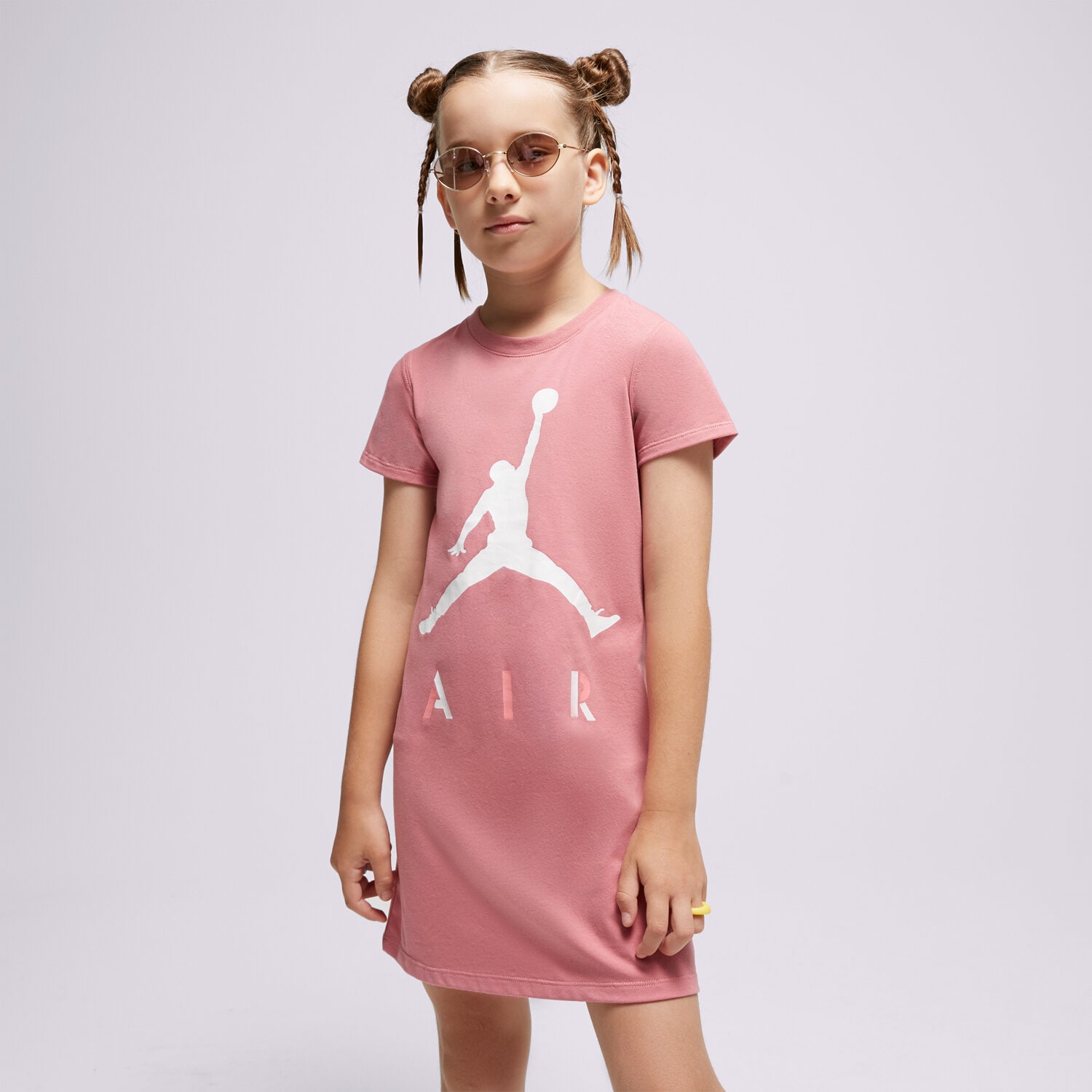 Otroški kratke hlače in obleke JORDAN OBLEKA AIR JORDAN FOCUS TRENIRKAS GIRL 45C428P9I roza
