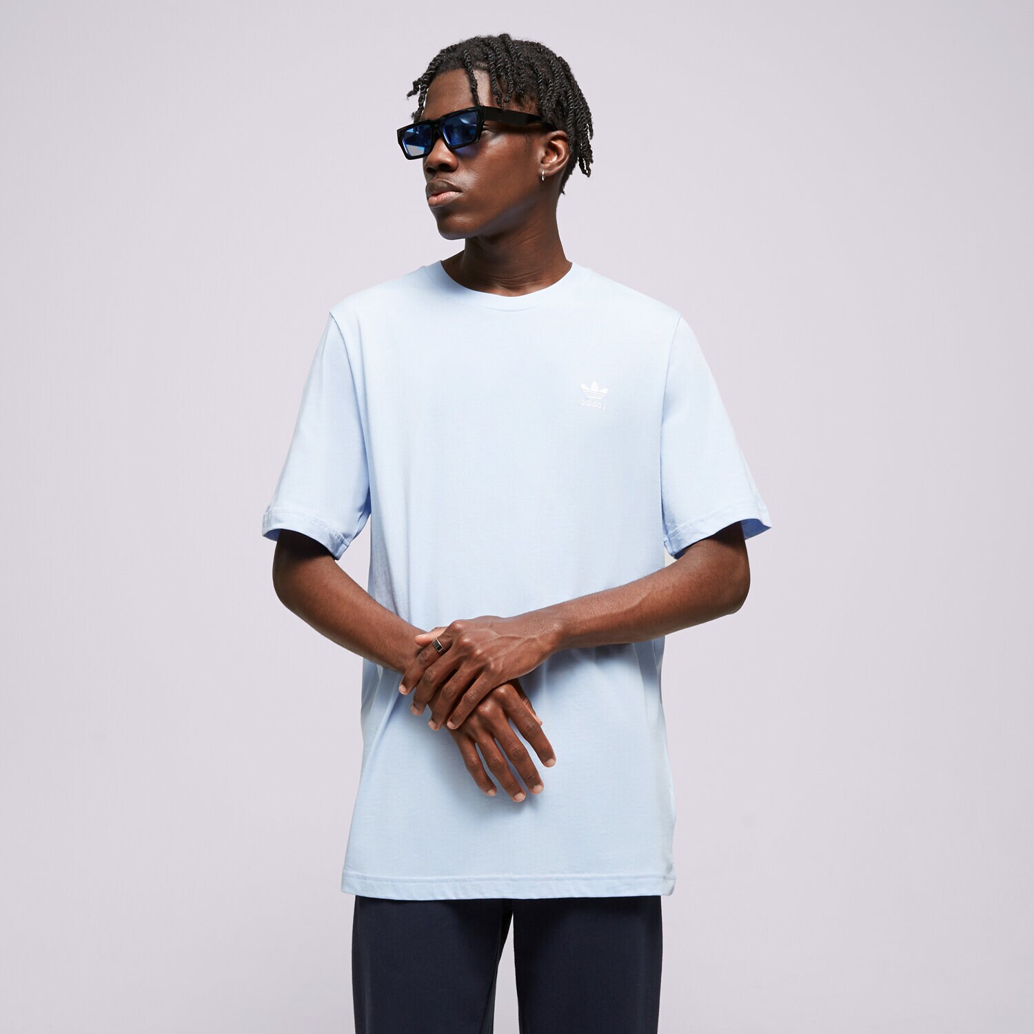 Moška majica s kratkimi rokavi ADIDAS T-SHIRT ESSENTIAL TEE IA4866 modra