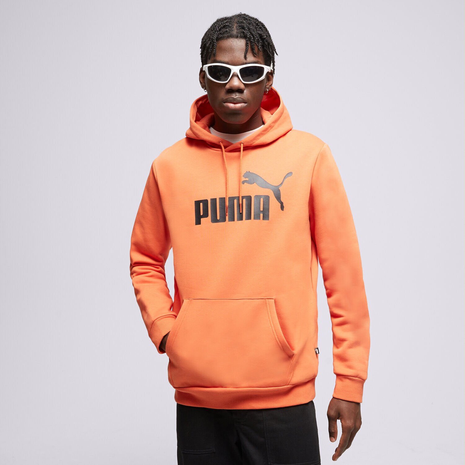 Moški pulover PUMA JOPICA S KAPUCO ESS BIG LOGO HOODIE FL (S) 58668794 oranžna