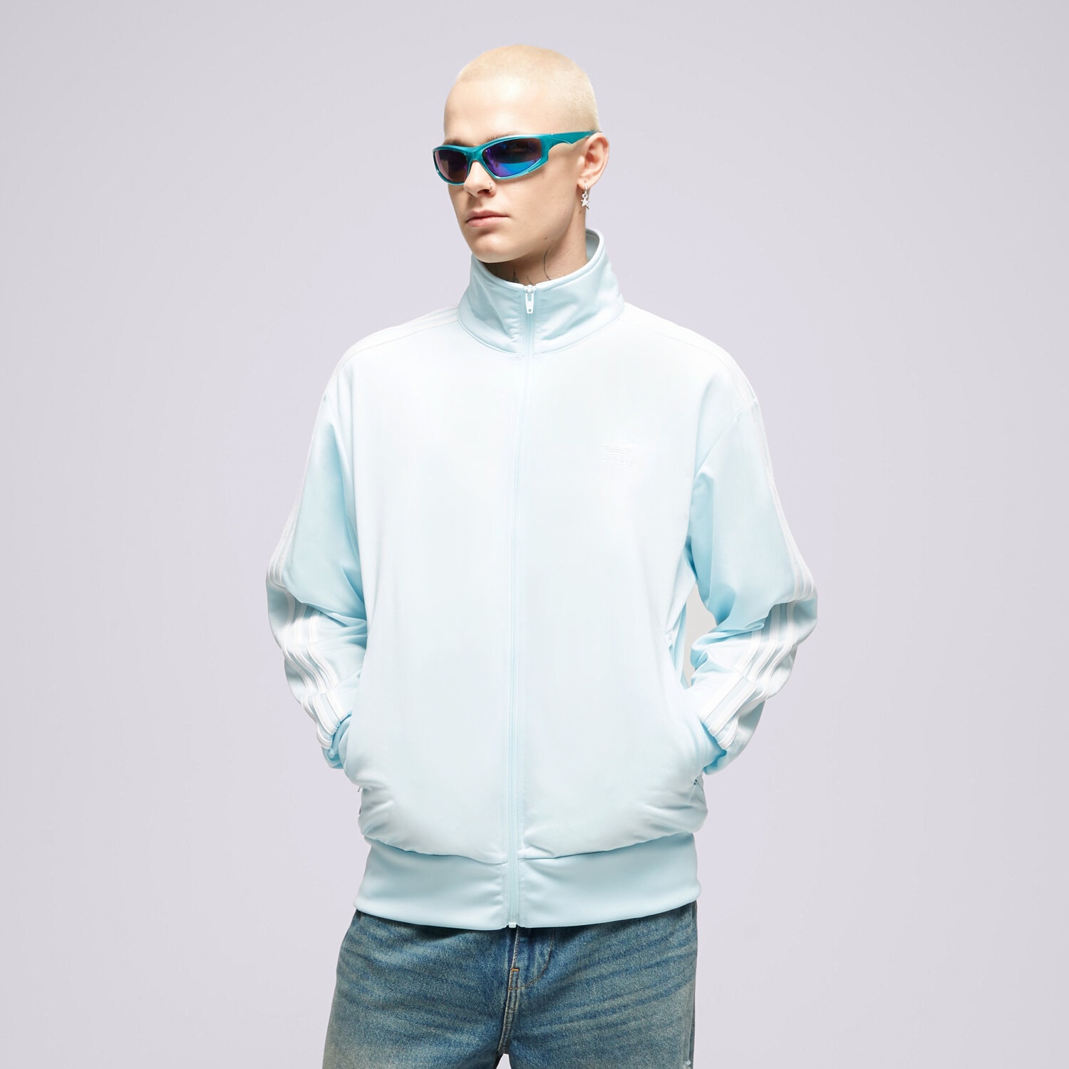 Moški pulover ADIDAS JOPICA RAZPENJANA FBIRD TT HL9341 modra