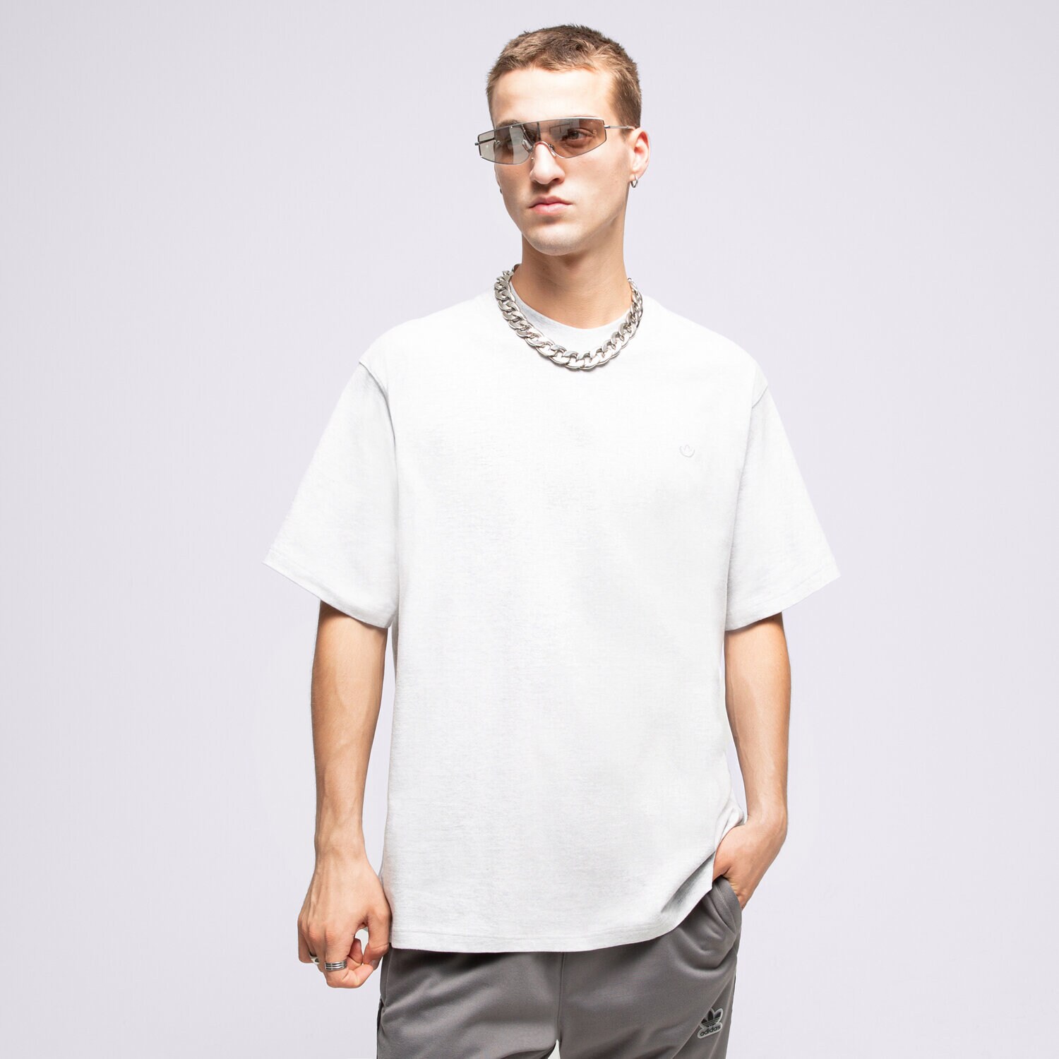 Moška majica s kratkimi rokavi ADIDAS T-SHIRT C TEE IB9473 siva