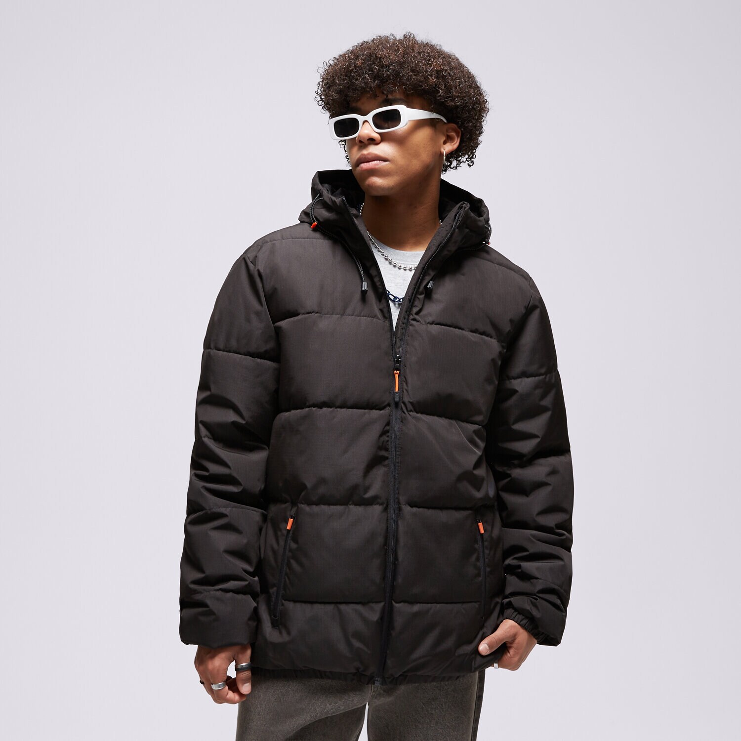 Moška zimska jakna CONFRONT JAKNA ESSENTIAL JACKET BLACK  CF323KUM18001 črna