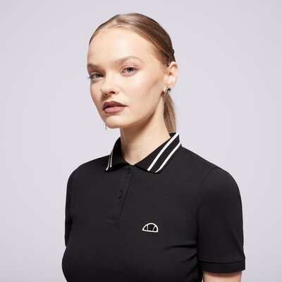 Ellesse Polo Trixie Cropped Polo Blk